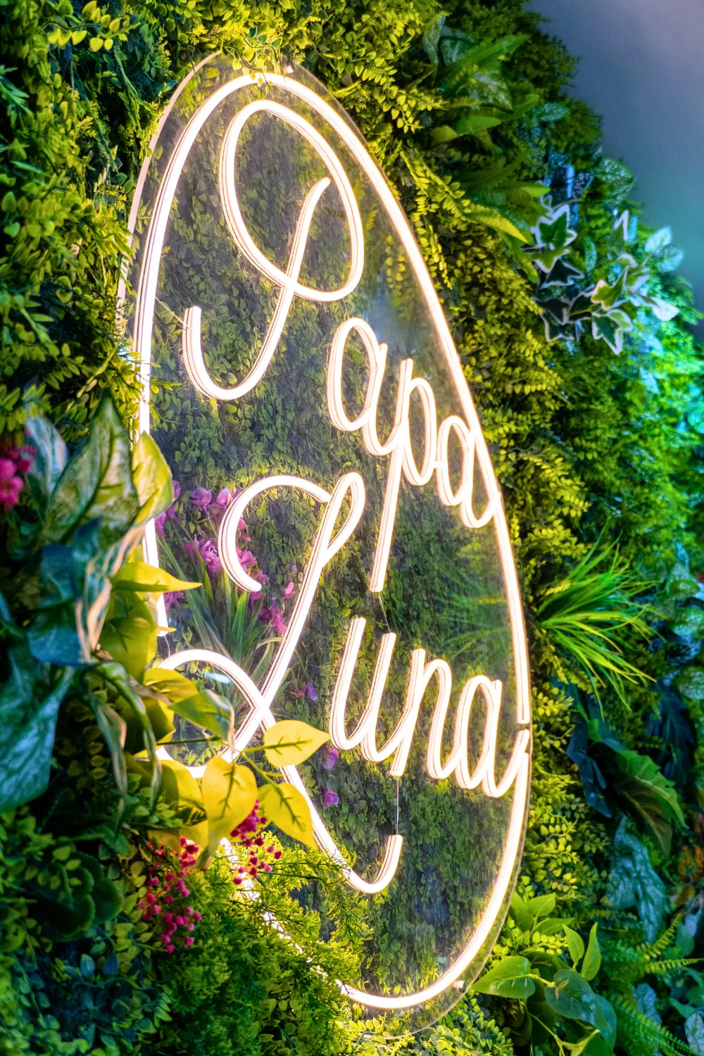 Restaurante Papa Luna Cartel Led